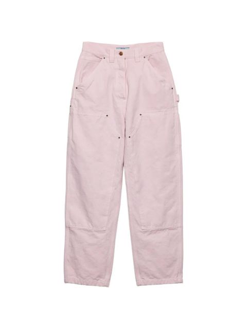 Prada logo-detail trousers - Pink - zdjęcie produktu nr 1