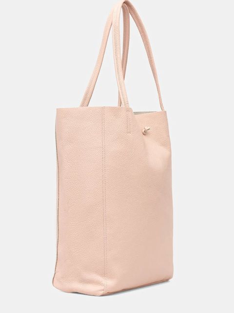 Answear.LAB torebka skórzana kolor różowy - zdjęcie produktu nr 2