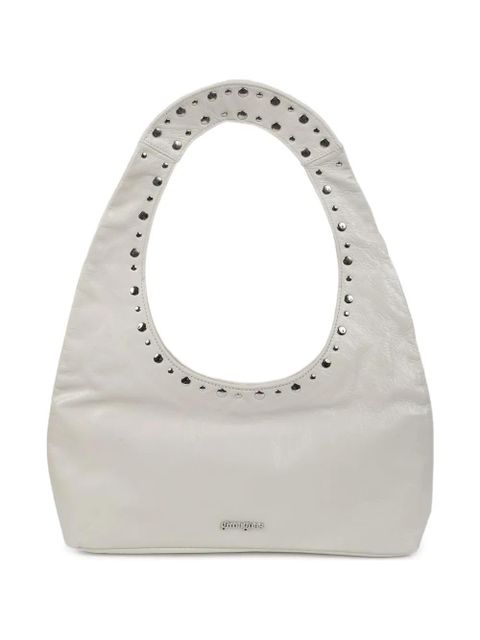 Gimaguas Franca studded shoulder bag - White - zdjęcie produktu nr 1