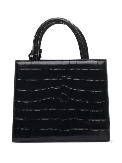 MC2 Saint Barth mini Shop embossed tote bag - Black