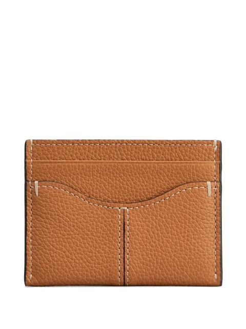 Tod's logo-appliqué cardholder - Brown - zdjęcie produktu nr 2