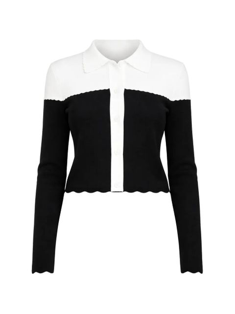 TWINSET scalloped cardigans - Black - zdjęcie produktu nr 1