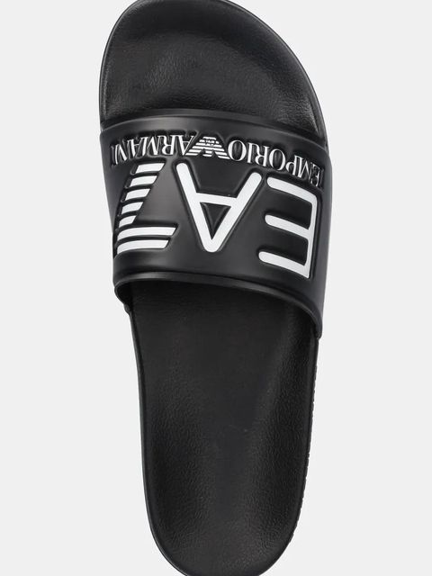 EA7 Emporio Armani klapki damskie kolor czarny AF15118.7X000108