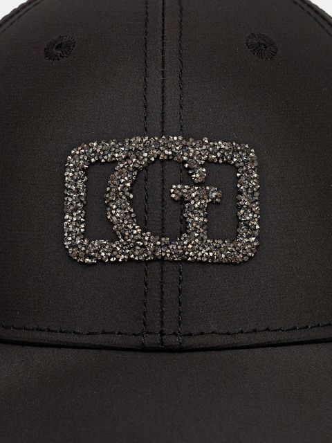 Guess czapka z daszkiem PRUE kolor czarny AW5370 POL01