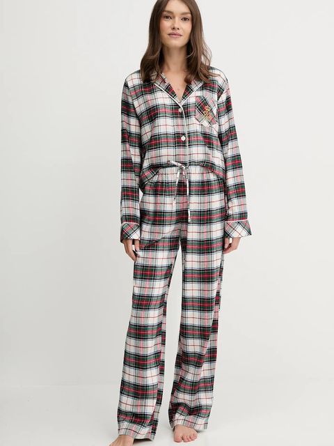 Lauren Ralph Lauren piżama damska kolor beżowy ILN92457F - zdjęcie produktu nr 1