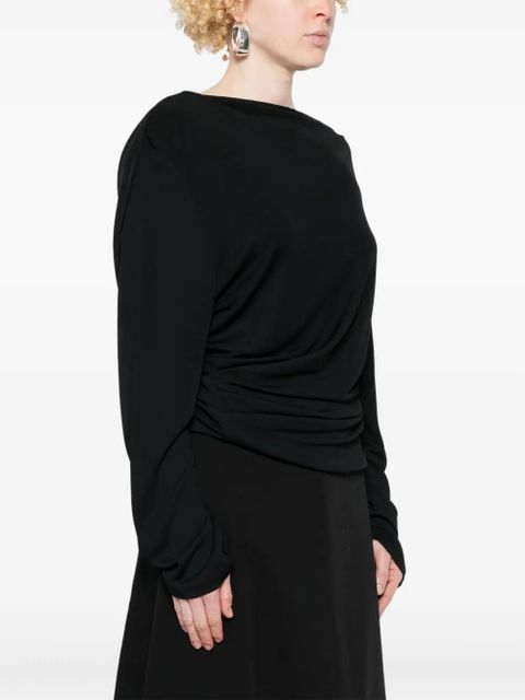 Jacquemus draped top - Black