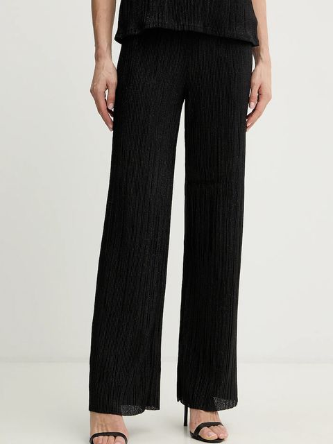 Morgan spodnie damskie kolor czarny szerokie high waist PIABOLO - zdjęcie produktu nr 1