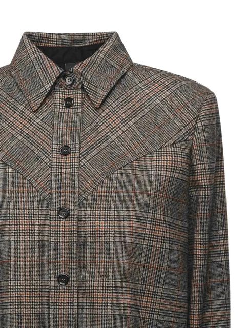 PINKO plaid buttoned shirt - Neutrals