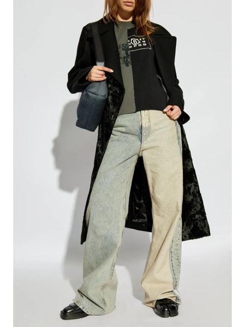 MM6 Maison Margiela low-rise wide-leg jeans - Blue