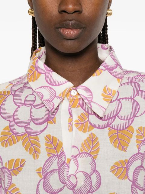 Marni short-sleeves midi dress - White