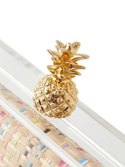 Aquazzura Mustique clutch - Neutrals