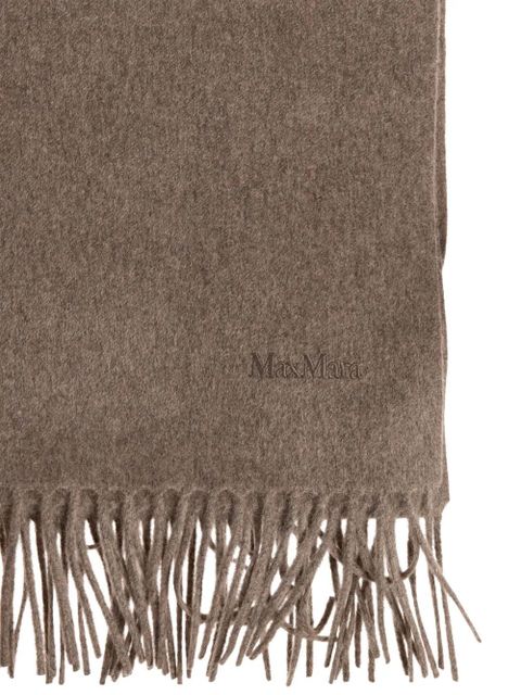 Max Mara fringed cashmere scarf - Brown - zdjęcie produktu nr 2