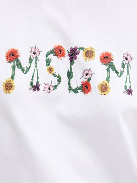 MSGM t-shirt bawełniany