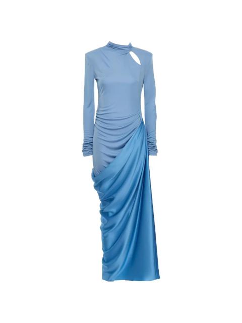 Valentino Garavani cut-out draped maxi dress - Blue - zdjęcie produktu nr 1