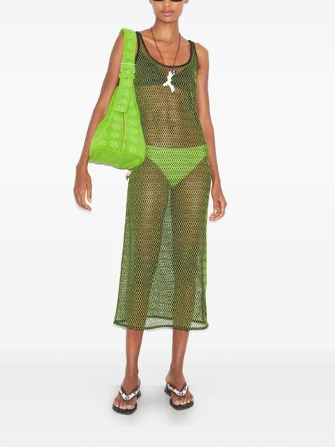 Tory Burch mesh midi dress - Green