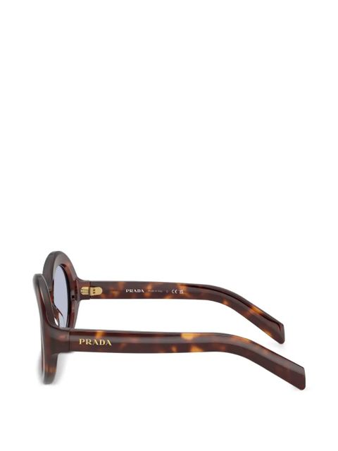 Prada Eyewear round-frame sunglasses - Brown