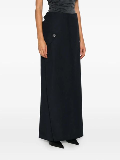 Jean Paul Gaultier cut-out pocket trousers - Blue