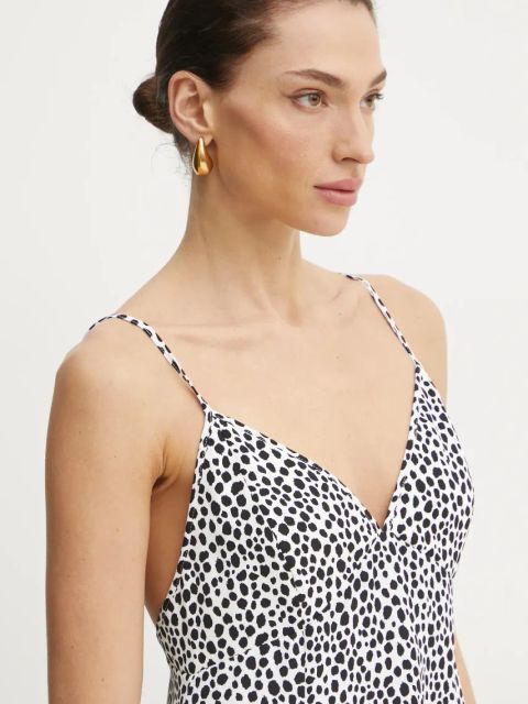 MICHAEL Michael Kors sukienka kolor biały mini rozkloszowana MR582QZGS6