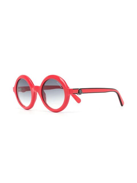 Moncler Eyewear Orbit round-frame sunglasses - Red - zdjęcie produktu nr 2