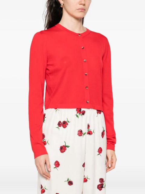 KHAITE Brieta cardigan - Red