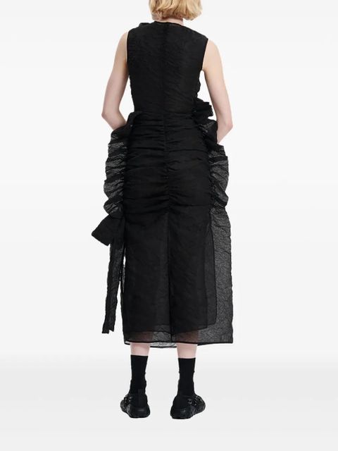 Cecilie Bahnsen ruffled sleeveless dress - Black - zdjęcie produktu nr 2