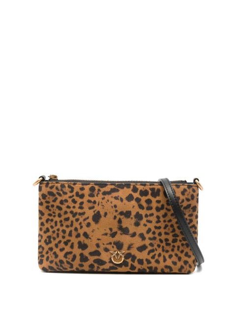 PINKO small leopard-print clutch bag - Brown - zdjęcie produktu nr 1