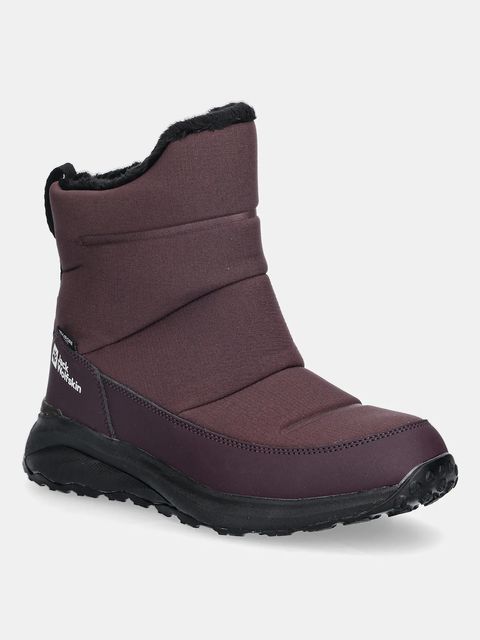 Jack Wolfskin śniegowce kolor bordowy - zdjęcie produktu nr 1