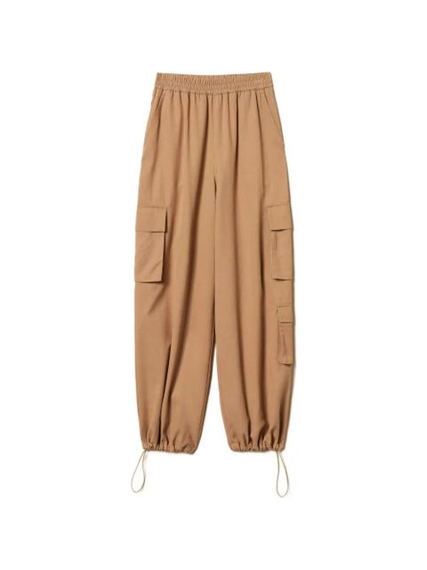 TWINSET elasticated-waistband cargo pants - Neutrals - zdjęcie produktu nr 1