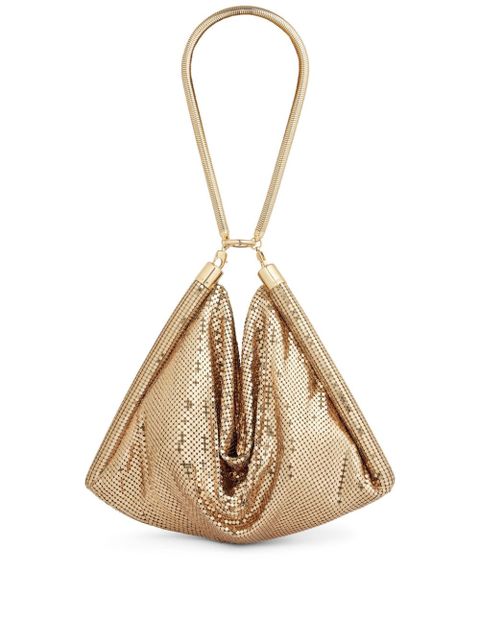 Rabanne Pixel Tube metallic shoulder bag - Gold - zdjęcie produktu nr 1