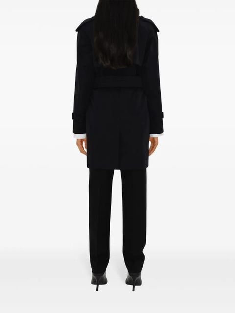 Burberry detachable-collar trench coat - Black