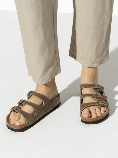 Birkenstock klapki skórzane Florida SFB