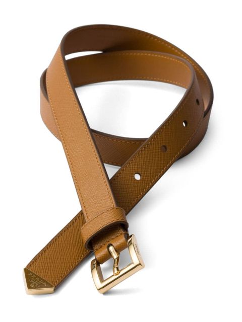 Prada Saffiano leather belt - Brown - zdjęcie produktu nr 2