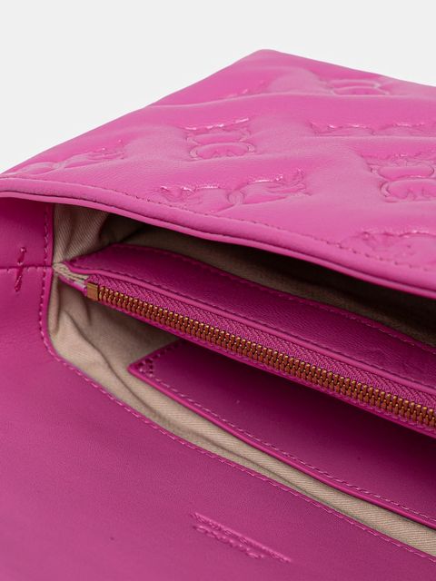 Pinko torebka skórzana kolor różowy 100044 A2JX