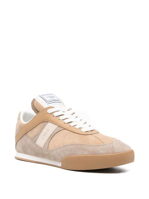 Chloé leather lace-up low-top sneakers - Neutrals - zdjęcie produktu nr 2