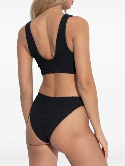 Hunza G Carla crinkle bikini - Black