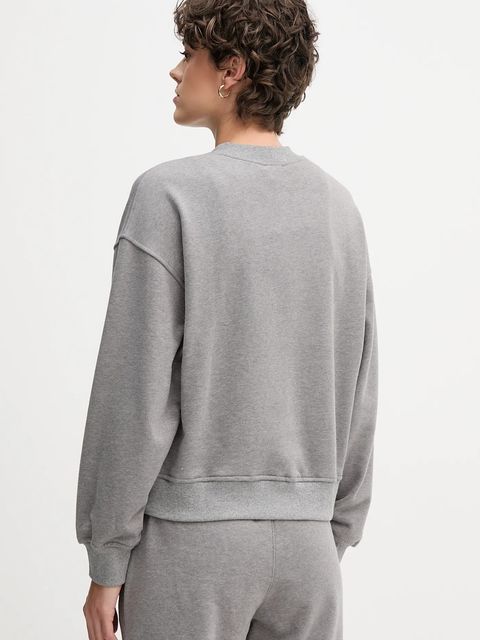 United Colors of Benetton bluza damska kolor szary z nadrukiem 3WNW3M07T