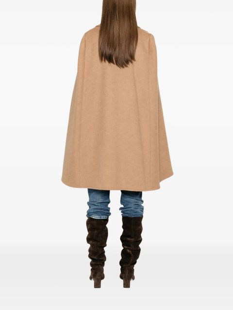 Max Mara Pordoi double-breasted cape - Brown