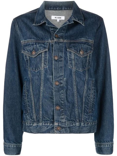 RE/DONE 90s oversized trucker denim jacket - Blue - zdjęcie produktu nr 1