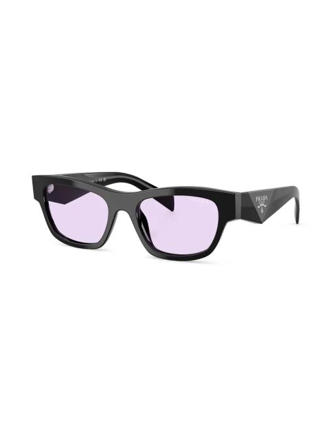 Prada Eyewear rectangle-frame sunglasses - Black - zdjęcie produktu nr 2
