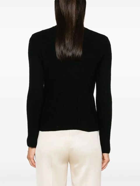 Jil Sander boiled wool sweater - Black