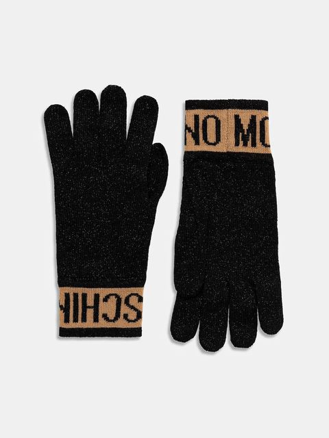 Moschino rękawiczki z domieszką wełny - zdjęcie produktu nr 1