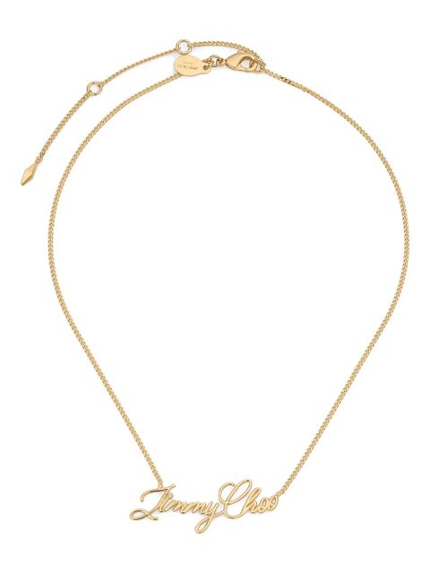 Jimmy Choo Logo Script necklace - Gold - zdjęcie produktu nr 1