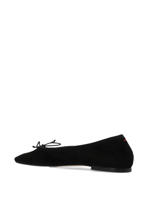 Aeyde bow-detail ballet flats - Black
