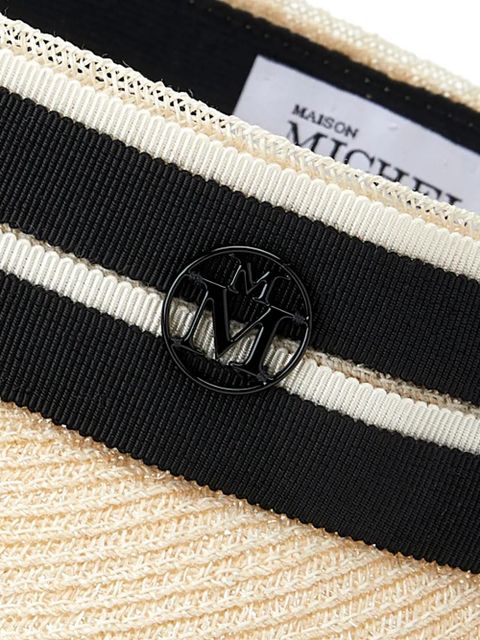 Maison Michel Pat straw visor hat - Neutrals - zdjęcie produktu nr 2