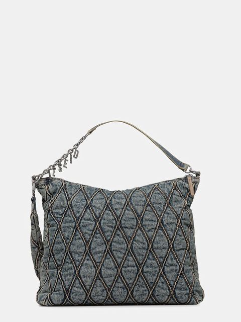 Diesel torebka jeansowa CHARM-D CHARM-D kolor niebieski X10363.P5570 - zdjęcie produktu nr 1