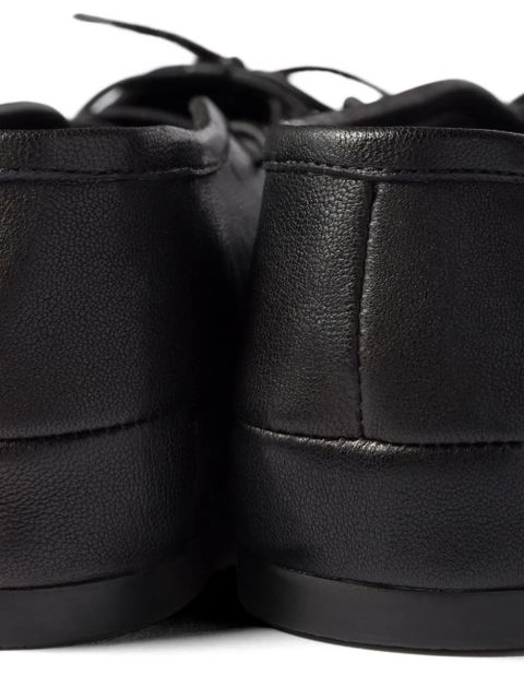 Miu Miu nappa leather ballerinas - Black