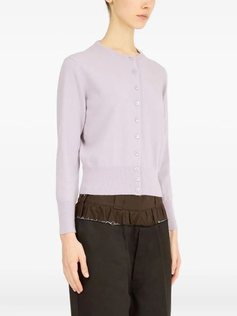 Maison Margiela virgin-wool cardigan - Purple
