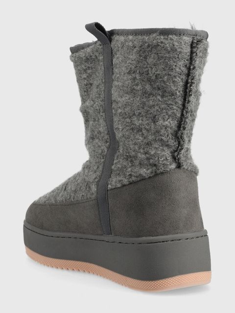 Napapijri śniegowce River damskie kolor szary