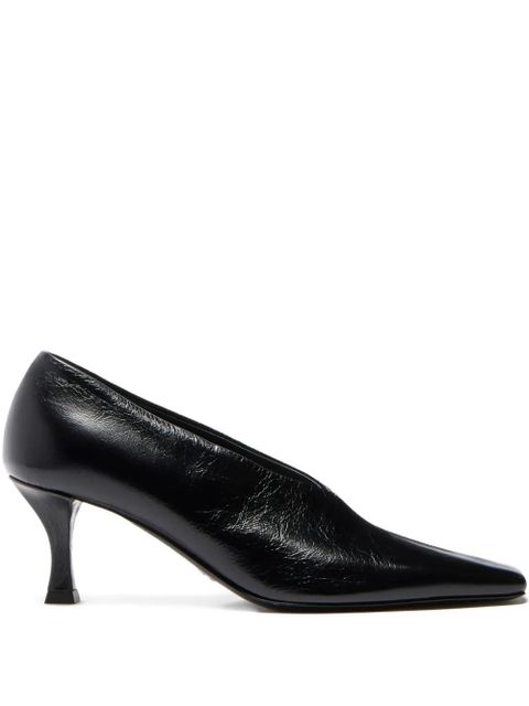 Proenza Schouler Trap square-toe pumps - Black - zdjęcie produktu nr 1