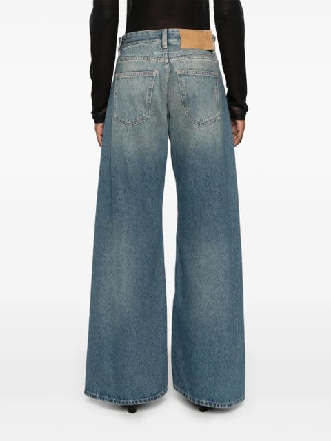 MM6 Maison Margiela low-rise wide-leg jeans - Blue